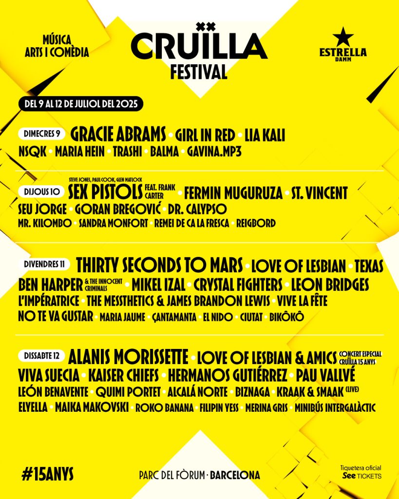 cartell cruilla 2025 complet