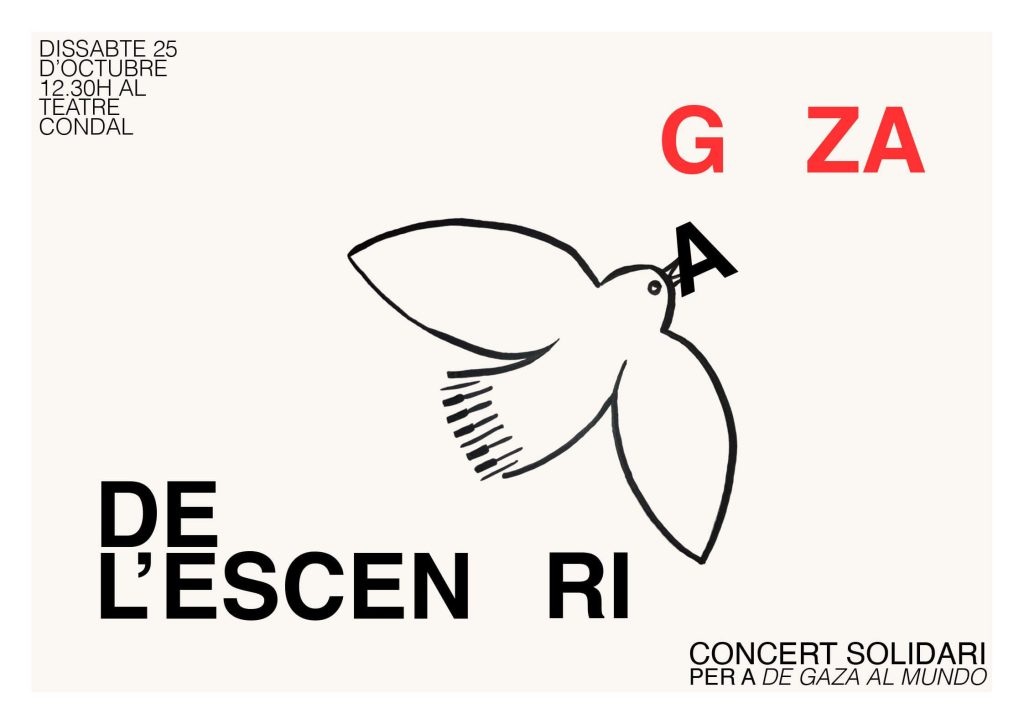 de l'escenari a gaza concert