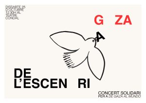 de l'escenari a gaza concert