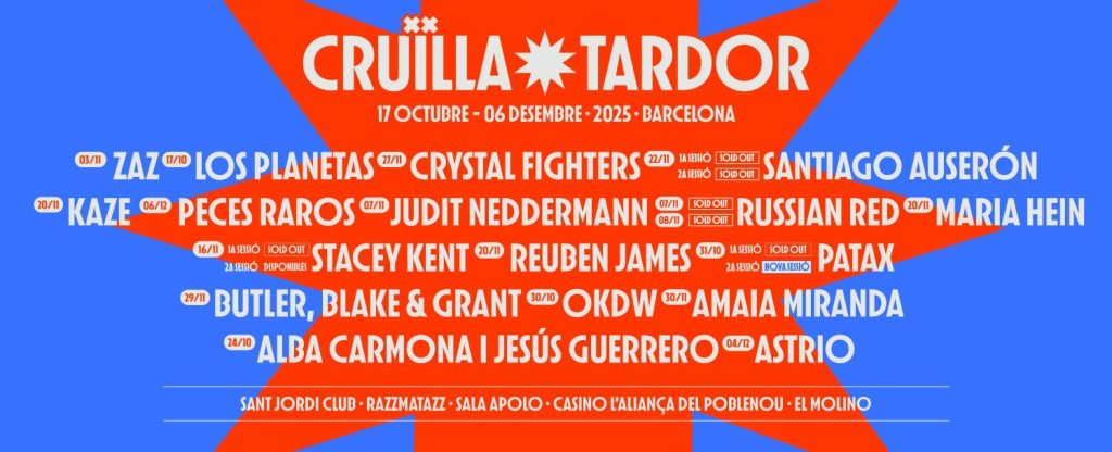 concerts del Cruïlla de Tardor 2025 (1)